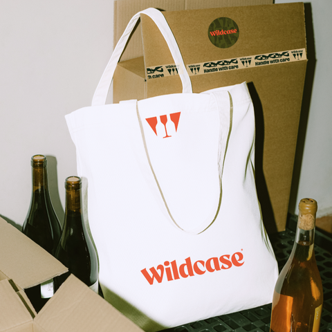 A Wildcase members box is delivered with bottles of exciting wine meant for discovery