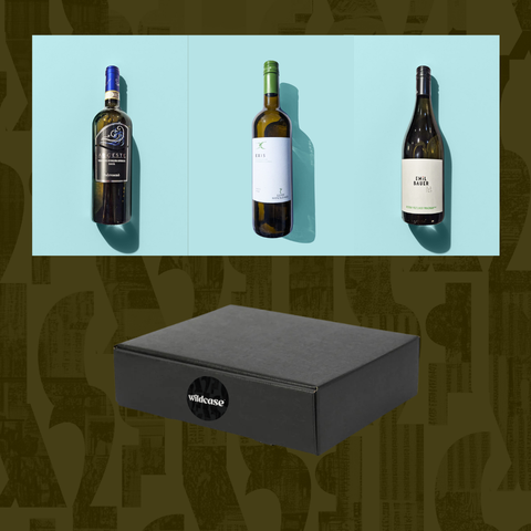 The Wildcase 3 bottle giftset (white) features three bottles of premium white wine chosen from the latest Wildcase club drop