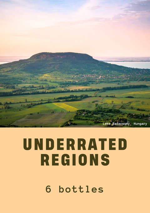 Single wine box, Underrated Regions - 6 bottles